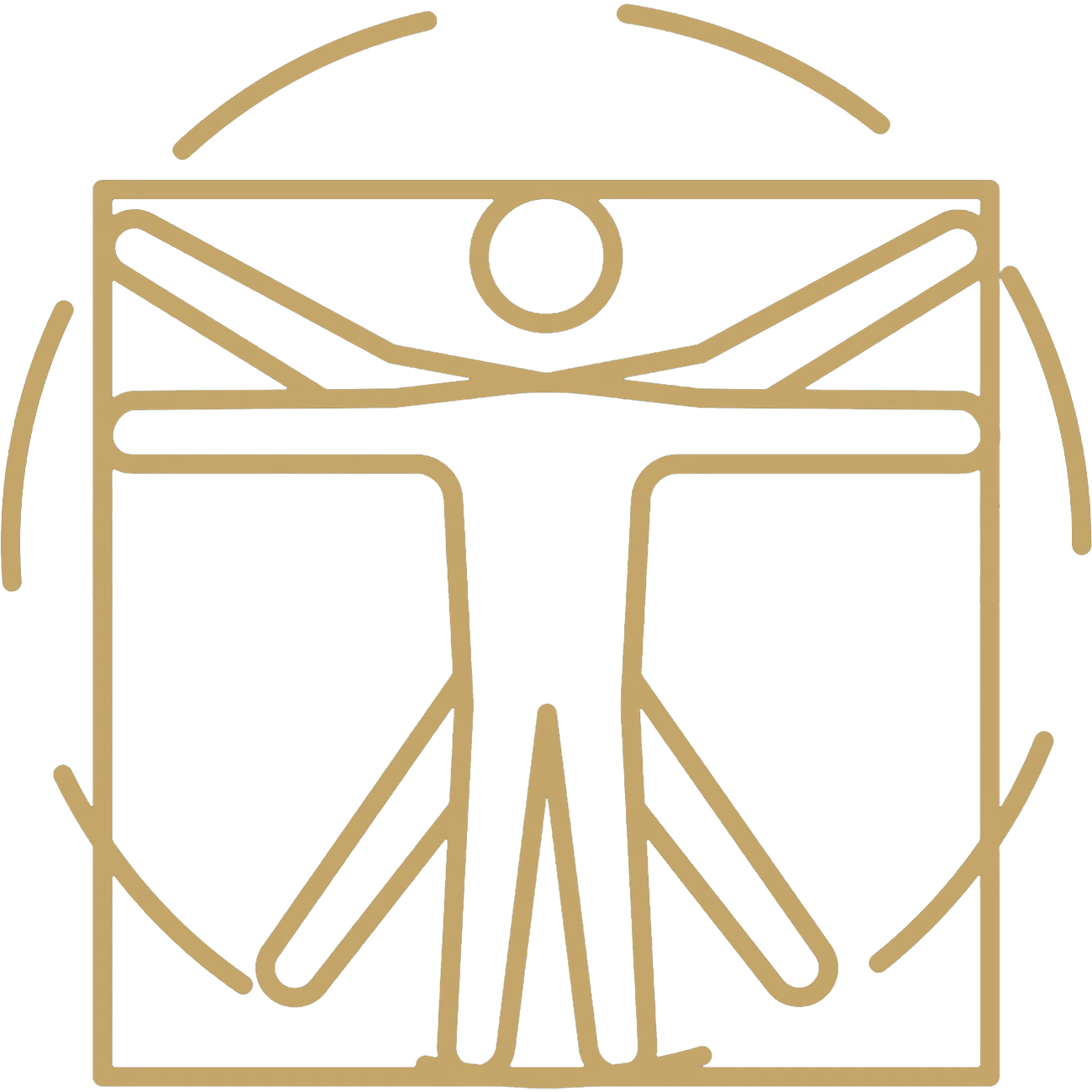 Teljes test masszázs Győr - az alap kezeléseket szimbolizáló emberalakos ikon